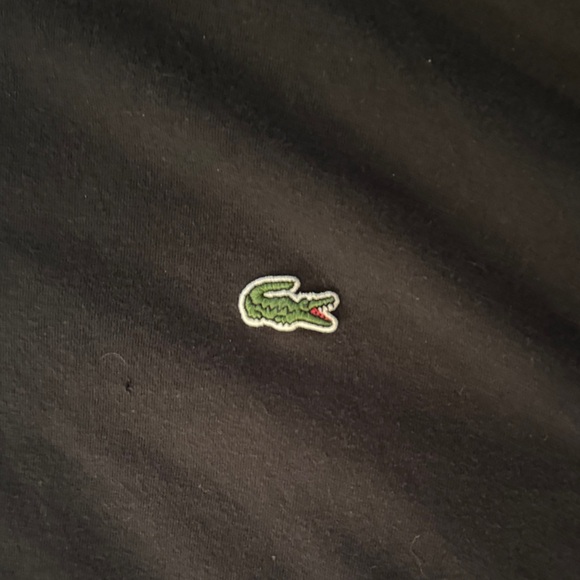 4xl Lacoste Men's Classic Black Hoodie - Picture 2 of 4